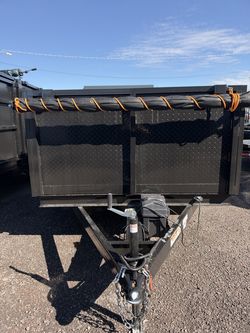 🔥 8X12X3 DUMP TRAILER WITH RAMPS! 🔥
