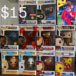 Funko Pops For Sale $15 /ea