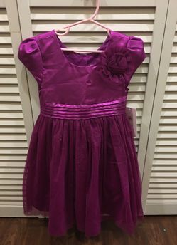 Purple party dress