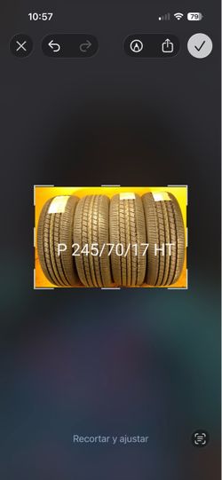 Set of 4 Tires P245/70/17 HT