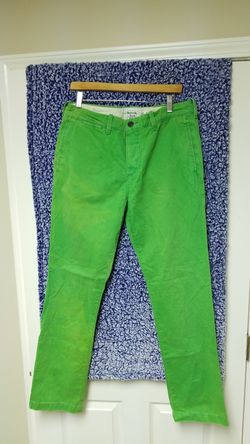 *BRAND NEW* Vintage Two-Tone Green Abercrombie & Fitch Men's Pants 34x32