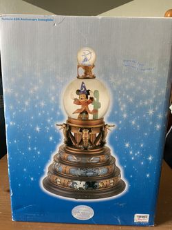 Disney 65th Fantasia anniversary musical snowglobe