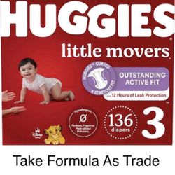 Huggies Little Movers Size 3 Pañales Diapers 