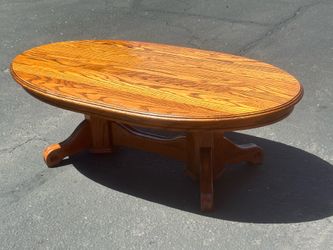 Oak coffee table