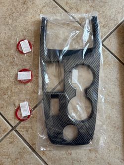 Nissan Rogue 21-26 ABS Carbon Fiber DX Central Console Gear Shift Panel Trim