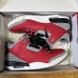 Jordan 3 Unite Red Sz 13