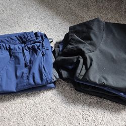 Set Of Scrubs (7 Tops, 3 Bottoms)