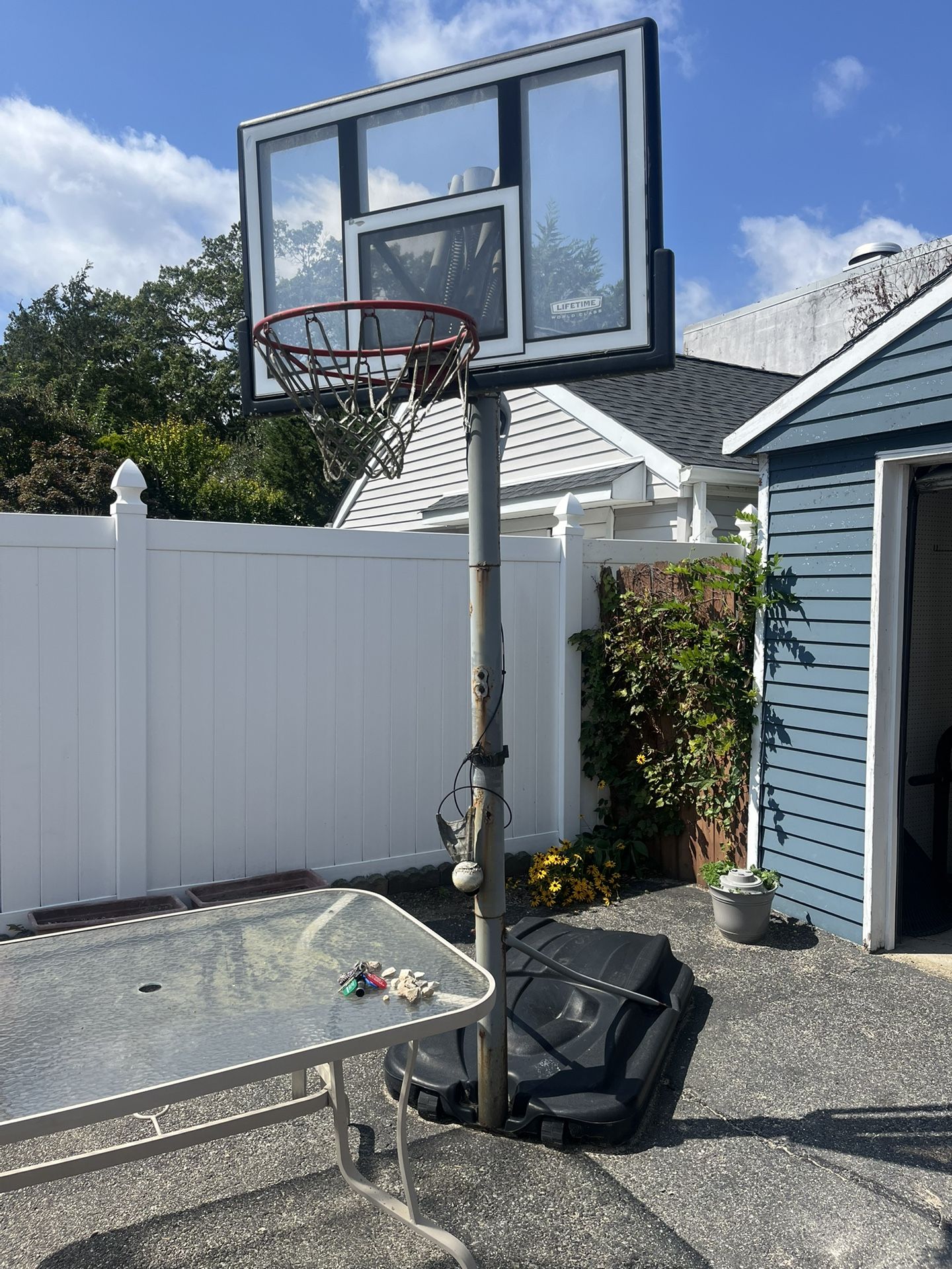 Lifetime Basketball Hoop - Has Rust