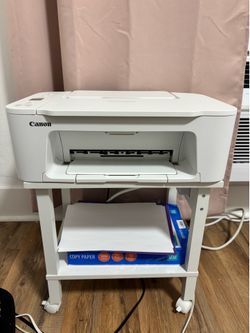 Printer + stand with outlets