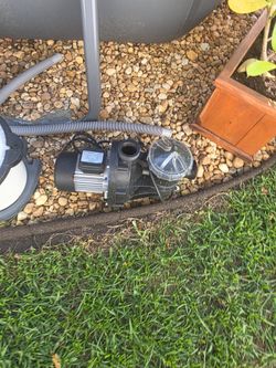 above ground pool pump set and extra pump