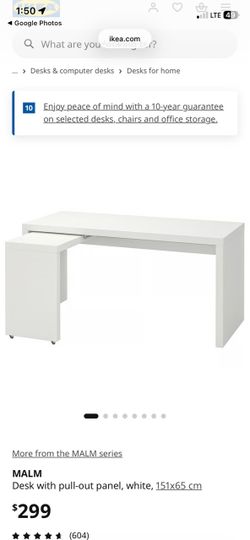 IKEA MALM Desk w/Pull-Out Panel* Must GO ASAP!!