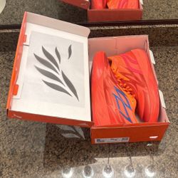 Orange Melo Court Shoes