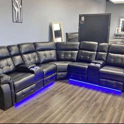 Brand New Power Recline Sectional