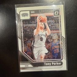 TONY PARKER SPURS OPTIC PANINI NBA SPORTS CARD!
