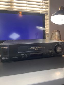SHARP VC-H975 VCR PLUS VHS Plyer 4-Head Hi-Fi Stereo Mult-Language Tested