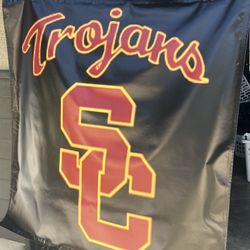 GIANT USC BACKDROP BANNER 5 Ft By 5 Ft