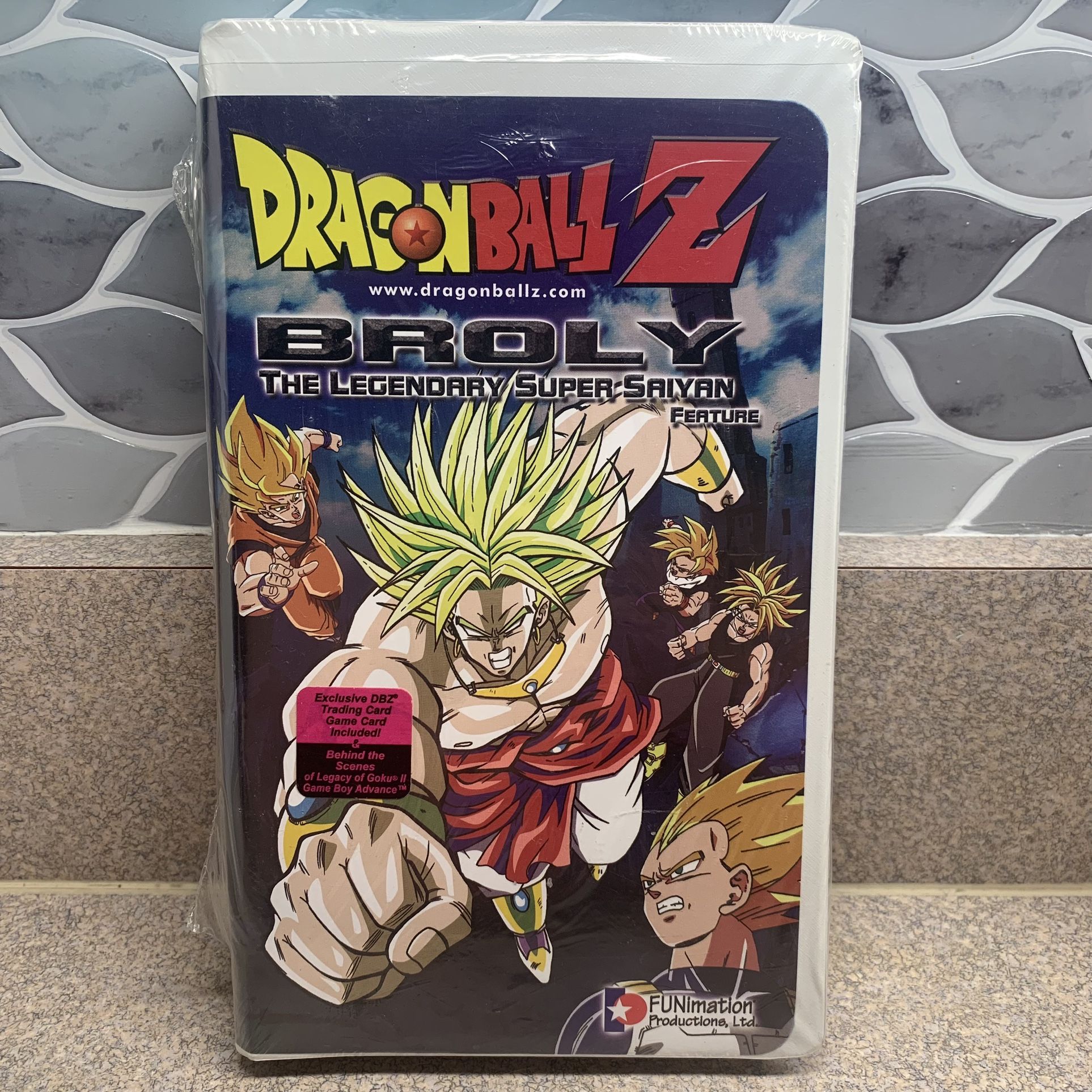 Dragon Ball Z Broly The Legendary Super Saiyan VHS Tape SEALED Horizontal READ