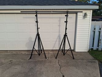 DJ Lighting Stand Set with Crossbar