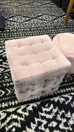 Pink stools