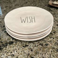 Rae Dunn WISH Dinner Plates