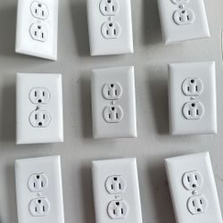 10 Duplex Electrical Receptacle Outlets, 20Amp 125V Wall Outlet,