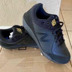 New Balance Men's Fresh Foam 3000 V5 Metal Baseball Shoe, Black/Black, 5.5 Wide