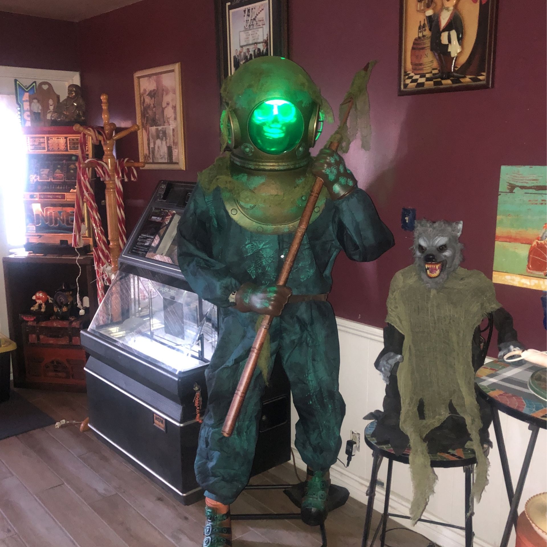 Haunted Sea Diver Halloween decoration