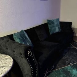84.6” Velvet Sofa