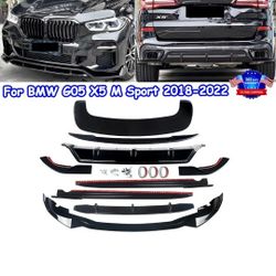 BMW X5 G05 Full BODY KIT FRONT LIP REAR DIFFUSER SPOILER for M Performance 2019-2021 40i