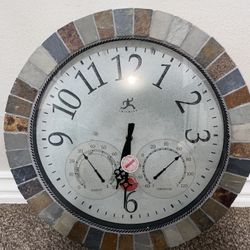 Ballard Designs Indoor Outdoor Wall Clock Brand New