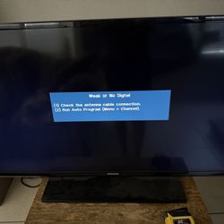 Samsung 40” LED TV – Works Great