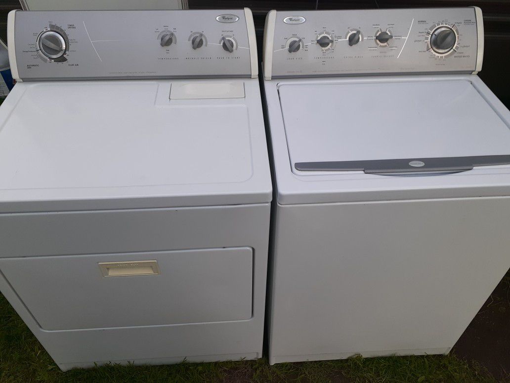 WHIRLPOOL GOLD WASHER AND ELECTRIC DRYER