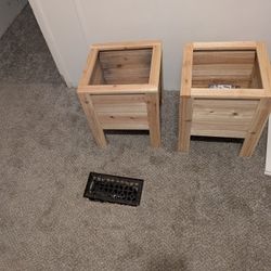 2 Brand New Cedar Boxes 