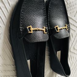 Saks Fifth Avenue Women's Leather Driving Bit Loafers Ladies Sz 9