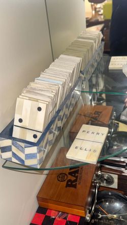 LARGE PERRY ELLIS DOMINOES