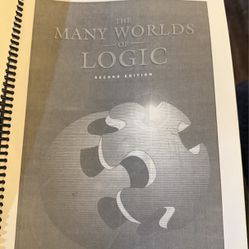 Many Wonders Of Logic College Text Book 