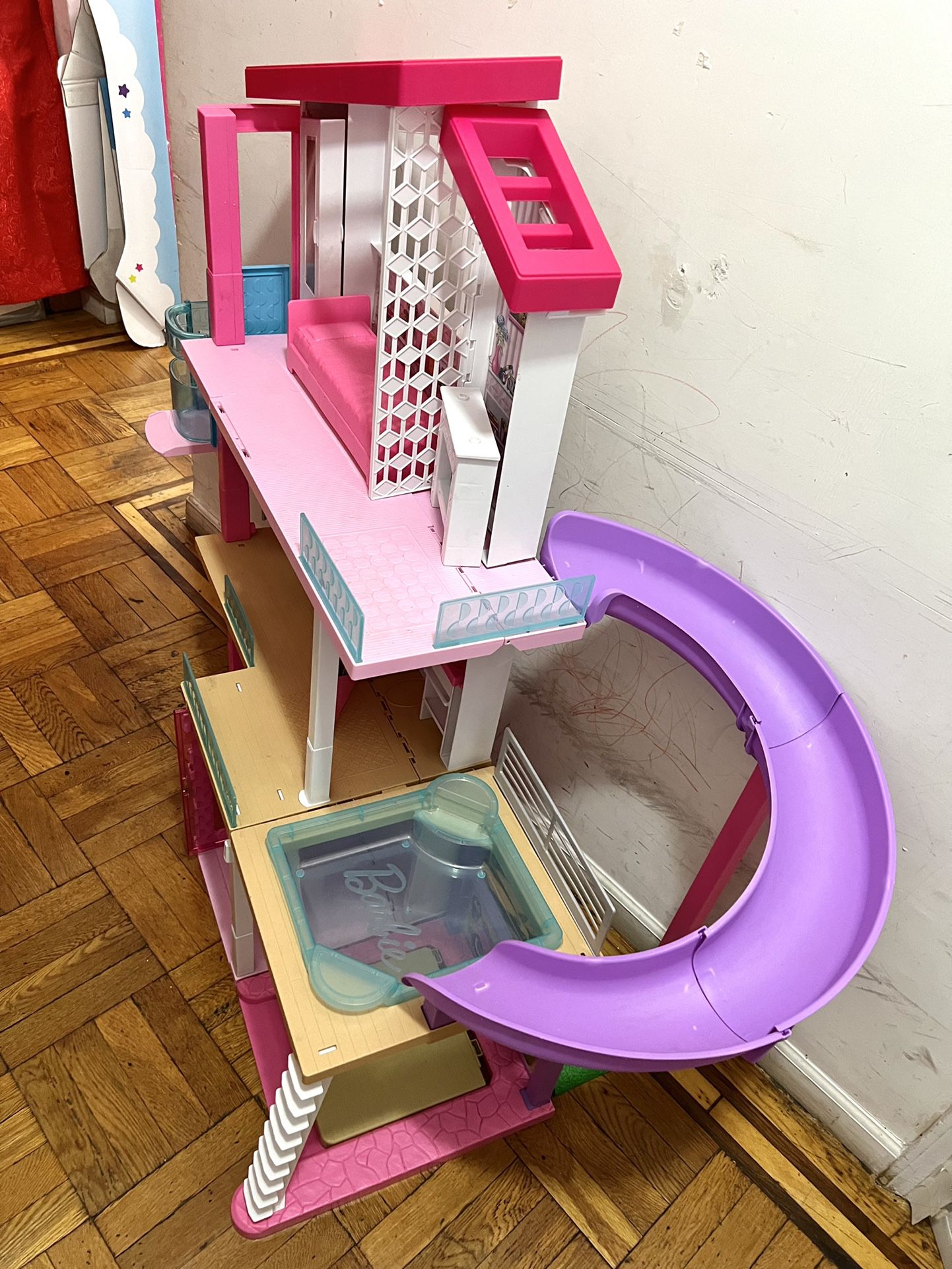 Barbie Dream house Doll House With Pool, Side, Elevator, Lights And Sounds  for Sale in Saint Paul, MN - OfferUp