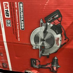 Milwaukee Combo Circular Saw And Drill Brushless Neww