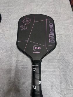 Six Zero Double Black Diamond Elongated Pickleball Paddle