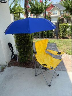 Clip on umbrella
