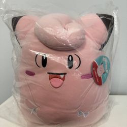 Clefairy Squishmallows Plush 12” NWT Pokémon Center Exclusive 