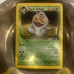 Dark Arbok 2/82 Holo Rare - Vintage Team Rocket WOTC