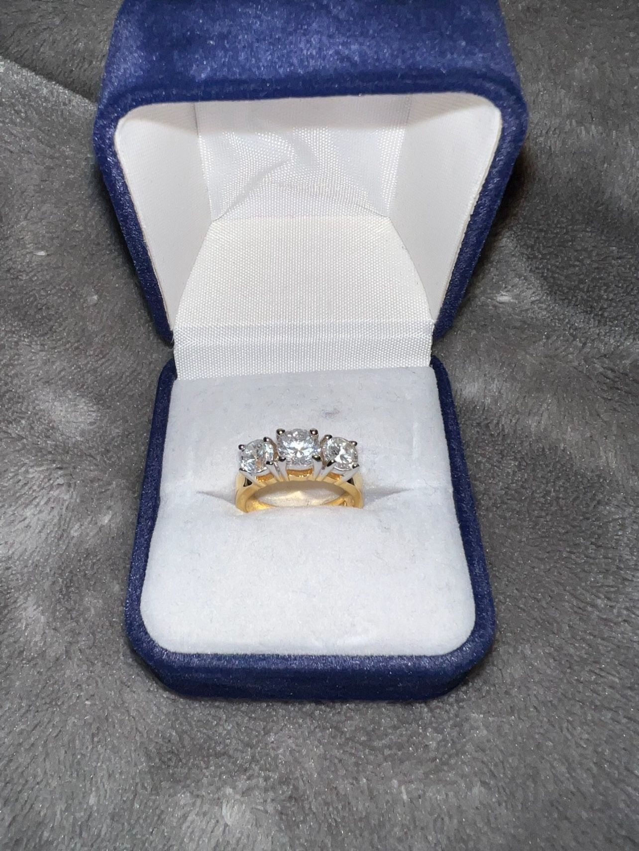 14k Gold Diamond Ring  Engagement Ring 
