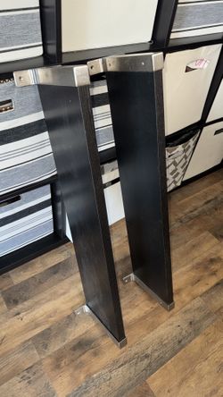 Set of 2 IKEA Black Shelves