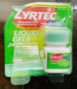 Zyrtec Allergy Liquid Gels
