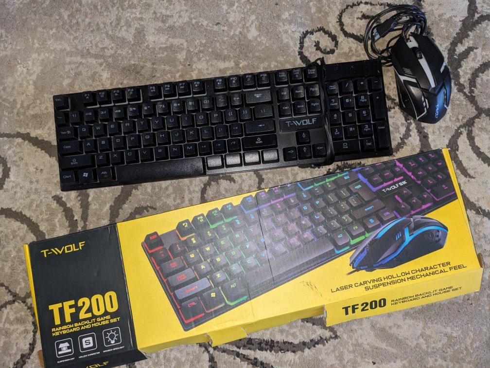 Gaming Keyboard And Mouse