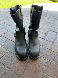 Harley-Davidson Leather Motorcycle Engineer Boots Men’s Size 10