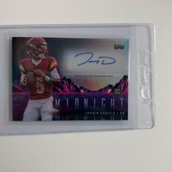 Jayden Daniels Topps Midnight Rookie Horizons Auto RC