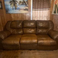Selling Two Leather Couches 