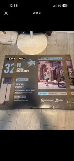 Lifetime 32” “ Impact Backboard Portable Basketball Court